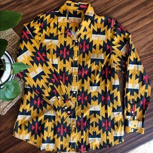 Aztec print Riding/western